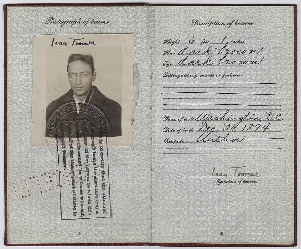Portrait of Jean Toomer