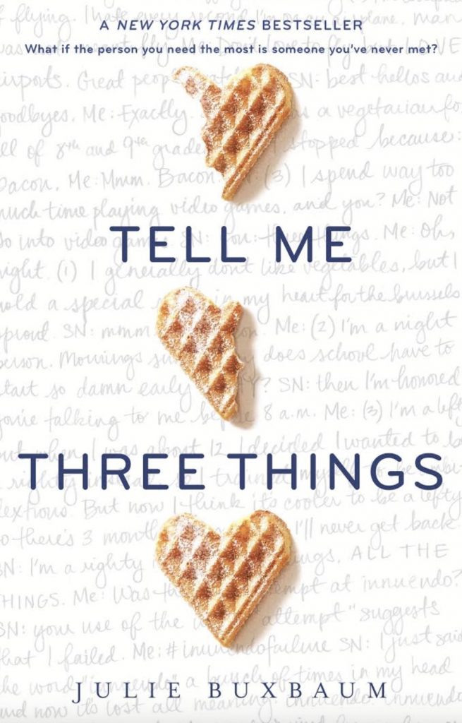 tell me three things book cover
